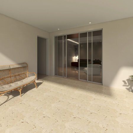 Classic Travertine French Pattern