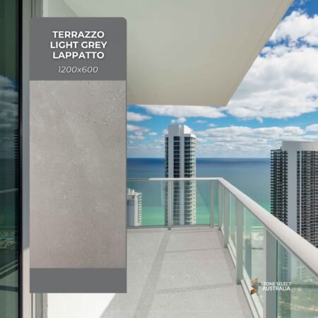 TERRAZZO LIGHT GREY LAPPATTO (1200X600)